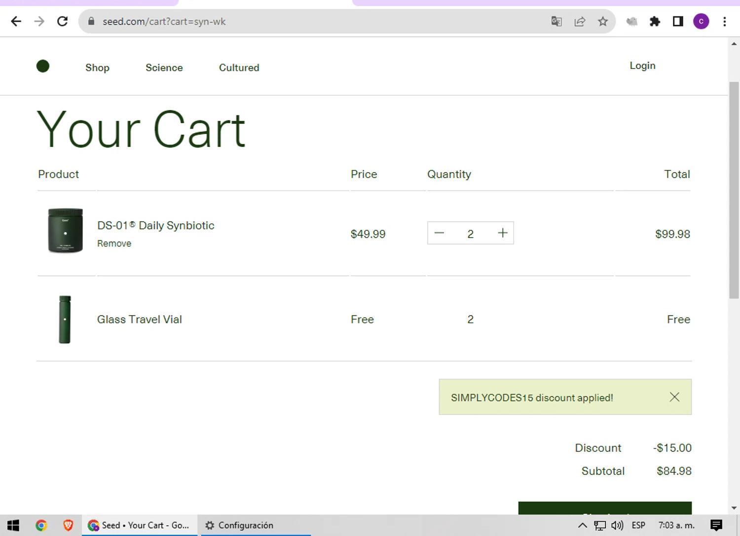 How to apply Seed.com coupon code